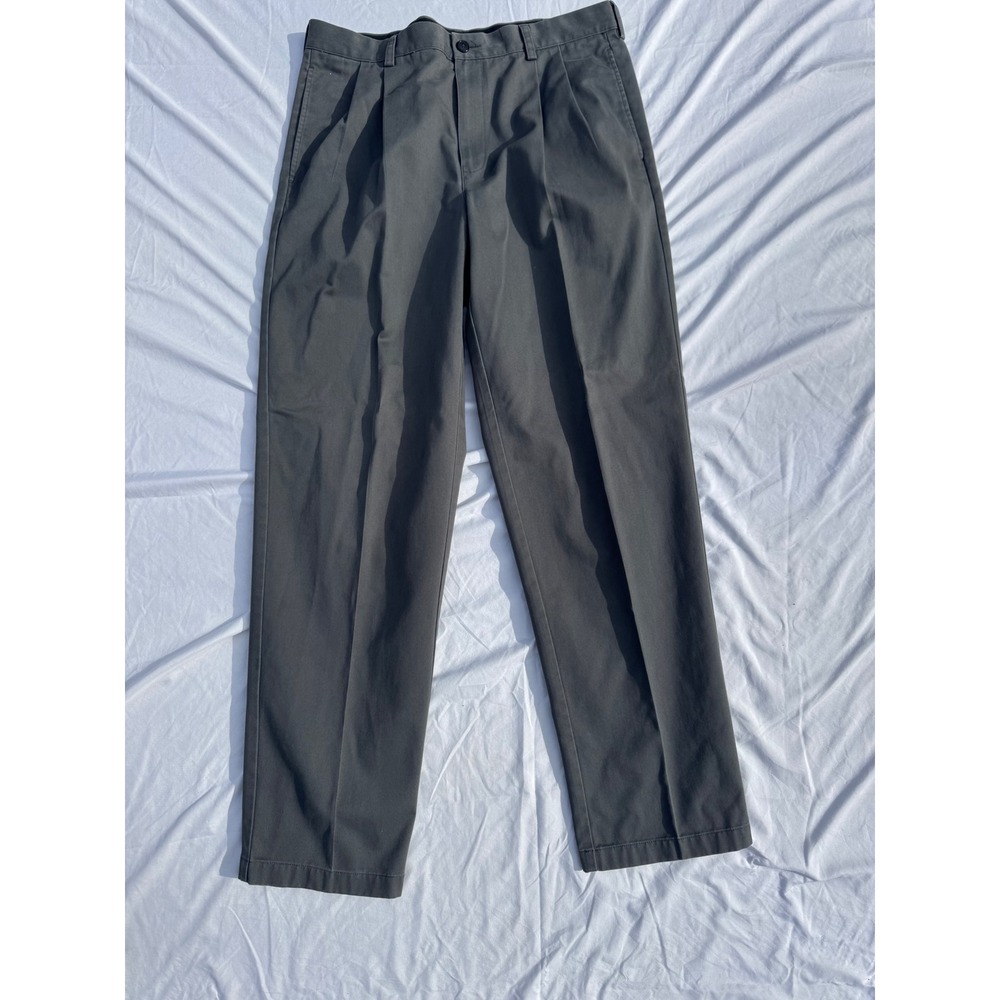 Adidas Mens Grey Glen Plaid Golf Pants 34x30 Blue Check Straight Leg Trousers - Picture 11 of 11